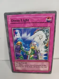 Yu-Gi-Oh! TCG Fake Card Poorly Translated Funny Holo - Micro Ray / Deem Light - Image 1