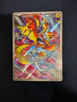 Pokemon TCG Zeraora Card Stellar Crown Illustration, Rare, 151/142 - Image 1
