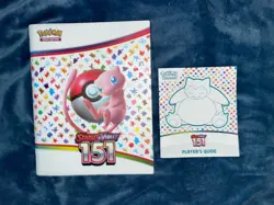 POKEMON 151 PARTIAL MASTER SET - PLAYERS GUIDE - 151 BINDER & SNORLAX PROMO CARD - Image 2
