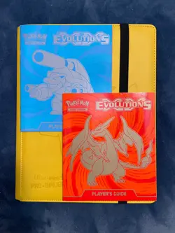 POKEMON XY EVOLUTIONS 2016 PARTIAL MASTER SET AND RARE CHARIZARD ERROR CARD - Image 1