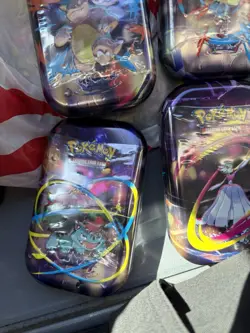 Pokemon Trading Card Game Mega Heroes Mini Tin Bundle Set Of 4 Sealed! - Image 3