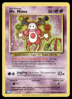 Mr. Mime Classic Collection Trading Card Game Classic 013/034 NM Pokemon TCG - Image 1