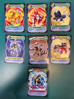 DIGIMON TCG card lot 1999, 2001, 2002 LP to HP 211 total cards - Image 3