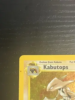 Pokemon TCG Kabutops 9/62 Fossil Set Holo Vintage Rare Card WOTC 1999 MP - Image 3
