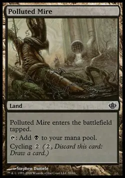 Polluted Mire - Medium Play MTG Duel Decks: Garruk vs Liliana - Image 1