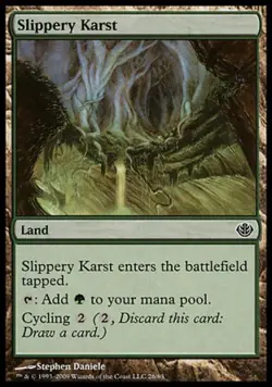 Slippery Karst - Medium Play MTG Duel Decks: Garruk vs Liliana - Image 1