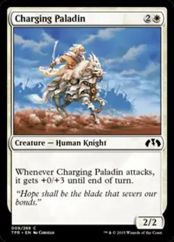 Charging Paladin - Medium Play MTG Duel Decks Anthology: Divine vs Demonic - Image 1