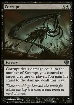 Corrupt - Medium Play MTG Duel Decks: Garruk vs Liliana - Image 1