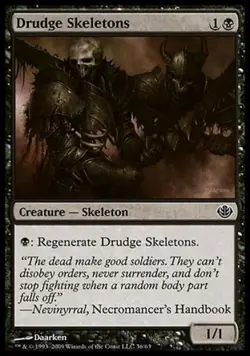 Drudge Skeletons - Medium Play MTG Duel Decks: Garruk vs Liliana - Image 1