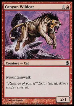 Canyon Wildcat - Medium Play MTG Duel Decks: Ajani vs Nicol Bolas - Image 1