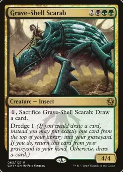 Grave-Shell Scarab - Medium Play MTG Guilds of Ravnica: Guild Kits - Image 1