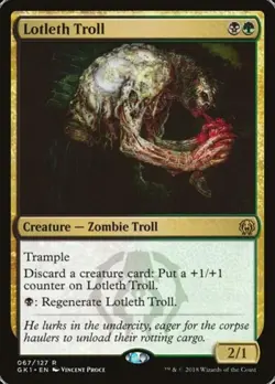 Lotleth Troll - Medium Play MTG Guilds of Ravnica: Guild Kits - Image 1