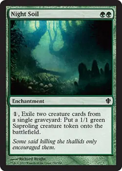 Night Soil - Medium Play MTG Commander 2013 Edition - Image 1