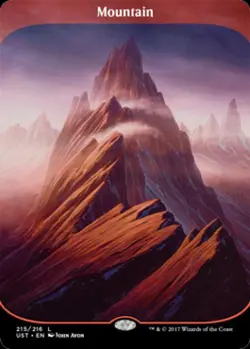 Mountain - Medium Play MTG Unstable - Image 1