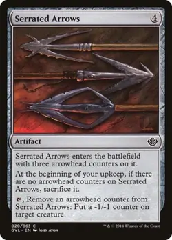 Serrated Arrows - Medium Play MTG Duel Decks: Anthology - Image 1