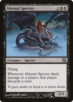 Abyssal Specter - Medium Play MTG Duels of the Planeswalkers - Image 1