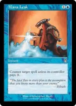 Mana Leak - Medium Play MTG Battle Royale Box Set - Image 1