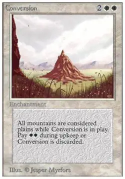 Conversion - Medium Play MTG Unlimited - Image 1