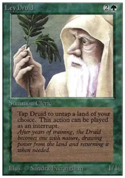 Ley Druid - Medium Play MTG Unlimited - Image 1