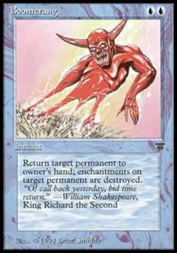 Boomerang - Medium Play MTG Legends - Image 1