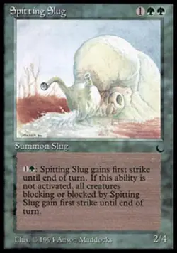 Spitting Slug - Medium Play MTG The Dark - Image 1