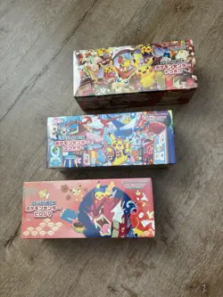 Pokemon Center Special Box Hiroshima Tohoku Fukuoka ALL Three Set IN OUR HAND - Image 1