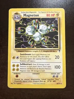 Magneton 28/110 HP Pokemon TCG Legendary Collection Non-holo Rare - Image 1