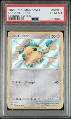 Pokemon! PSA 10 Cufant SV090/SV122 - Shining Fates - Shiny Rare - Gem Mint - Image 1