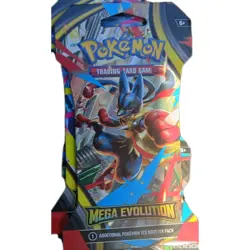 Pokemon Mega Evolution Sleeved New Booster Pack - 10 Cards / Pack - Random Art - Image 1