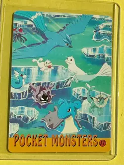 CHARIZARD Pocket Monsters Pokemon Japanese Vending Prism Sticker NM Foil Holo - Image 2