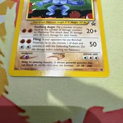 Pokemon 2000 Machamp Black Star Promo 43 - New - NM/MT (Never Played) - Image 2