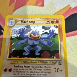 Pokemon 2000 Machamp Black Star Promo 43 - New - NM/MT (Never Played) - Image 3
