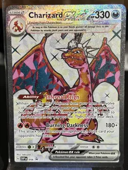 Pokemon TCG Charizard EX SVP056 Black Star Promo Full Art NM - Image 1