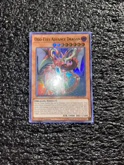 Yugioh! Odd-Eyes Advance Dragon DUPO-EN011 Ultra Rare 1st Edition Light Play - Image 1