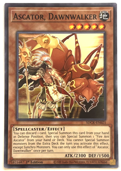 YuGiOh! - Ascator, Dawnwalker - SDCK-EN021 - 1st Edition - Common - Image 1