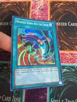 Yugioh Dragged Down into the Grave LCYW-EN174 Super Rare Unlimited Near Mint - Image 2