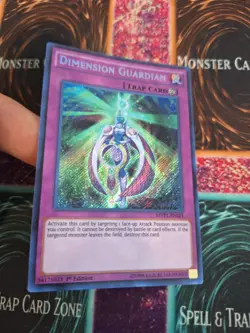 Yugioh Dimension Guardian MVP1-ENS24 Secret Rare 1st Edition Near Mint - Image 2
