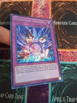 Yugioh Magicians' Defense MVP1-ENS28 Secret Rare 1st Edition Near Mint - Image 2