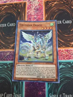 Yugioh Crusadia Draco MP19-EN080 2019 Super Rare 1st Edition Near Mint - Image 1