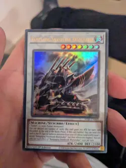 YuGiOh Rampaging Smashtank Rhynosaber STAS-EN043 Ultra Rare 1st Edition - Image 1