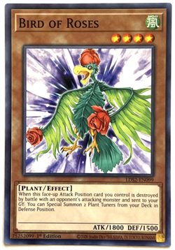 YuGiOh! - Bird of Roses - LDS2-EN099 - 1st Edition - Common - Image 1