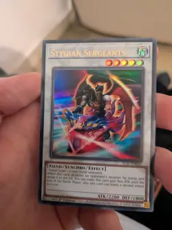 YuGiOh Stygian Sergeants STAS-EN041 Ultra Rare 1st Edition - Image 1