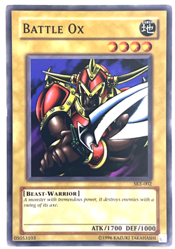 YuGiOh! - Battle Ox - SKE-002 - Unlimited - Common - Image 1