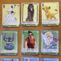 Disney 100 Weiss Schwarz 27 Cards Complete Set COMMON Cards (AA) - Image 2