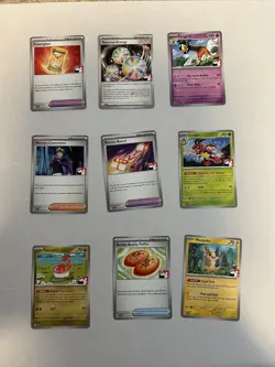 Pokemon TCG Play! Prize Pack Stamped 9 Card Lot #6 All NM/LP - Image 1