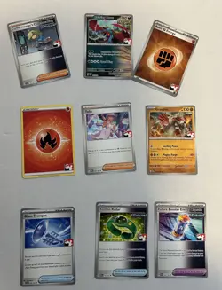 Pokemon TCG Play! Prize Pack Stamped 9 Card Lot #8 All NM/LP - Image 1