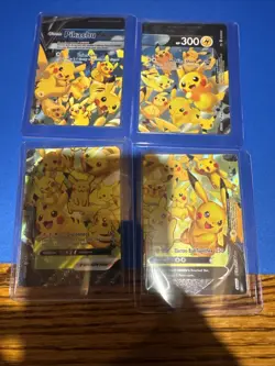 Pikachu V-Union [Set of 4] SWSH: Sword & Shield Promo Cards Holo - Image 1