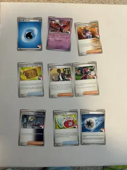 Pokemon TCG Play! Prize Pack Stamped 9 Card Lot #9 All NM/LP - Image 1