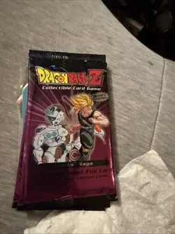 Unopened Pack DRAGONBALL Z Collectible Card Game -TRUNKS SAGA 3 CARD PROMO PACK - Image 1