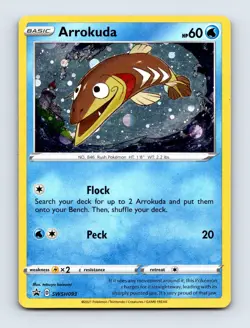 Arrokuda Cosmos Holo SWSH: Sword & Shield Promo Cards SWSH093 Near Mint LP - Image 1